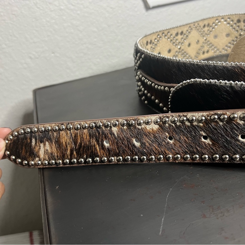 BHW Leather & Bling western belt, size M/L. - Picture 6 of 13